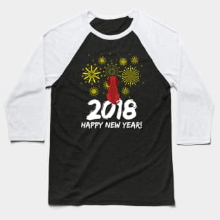 2018 Happy New Year t shirt Baseball T-Shirt